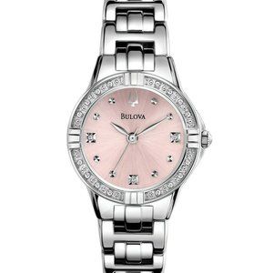 SALE! Bulova 26mm Pink Dial Watch